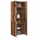 vidaXL Armoire de rangement 3 Pièces Bois ancien