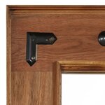 vidaXL Miroir Bois d'acacia massif 50 x 80 cm