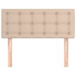 vidaXL Tête de lit Cappuccino 80x5x78/88 cm Similicuir