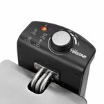Tristar friteuse 2000 w 3 l acier inoxydable argenté