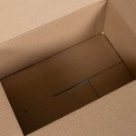 vidaXL Boîte Pliable 50 Pièces Marron 35 x 24 x 15 cm Carton