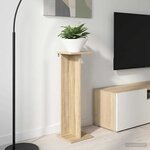 vidaXL Support de Plante Chêne Sonoma 25 x 25 5 x 80 5 cm