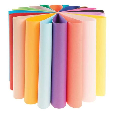 20 feuilles de papier A3 160 g - Multicolore