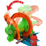 Mattel JBM73 - Hot Wheels Coffret T-Rex Bataille de Feu