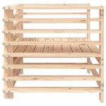vidaXL Chaises de jardin lot de 2 bois massif de pin