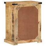 vidaXL Buffet 55x35x70 cm Bois massif Mangue brut