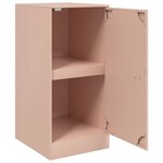 vidaXL Buffet rose 34 5x39x73 cm acier