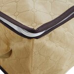vidaXL Boîte de rangement avec fenêtre latérale transparente 2 Pièces