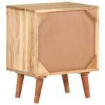 vidaXL Table de chevet 40x30x50 cm Bois d'acacia massif