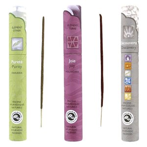 Kit d'Encens ayurvédique - Joie Pureté Découverte