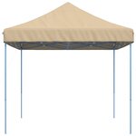 vidaXL Tente de réception pliable escamotable beige 440x292x315 cm
