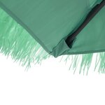 vidaXL Parasol de jardin avec mât en acier vert 324x324x247 cm