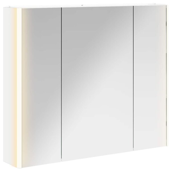 vidaXL Armoire Miroir de Salle de Bain Blanc 83 5 x 15 5 x 70 cm