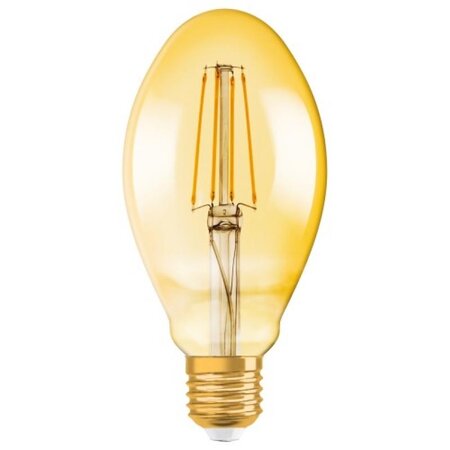 Lampe LED ovale vintage 1906 4 5W E27 2500°K non gradable