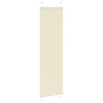 vidaXL Store plissé crème 65x200 cm largeur du tissu 64 4 cm polyester