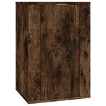 vidaXL Ensemble de meubles TV 3 Pièces Chêne fumé Bois d'ingénierie