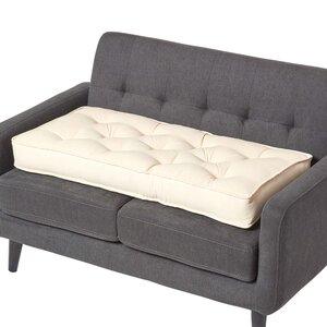 Coussin rehausseur pour canapé en coton  Crème - HOMESCAPES