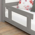 Barrière de lit enfant bois massif bois vernis