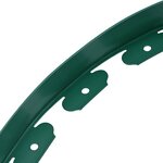 vidaXL Bordures de pelouse Vert 2000 x 4 x 5 cm Plastique