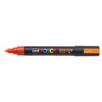 Marqueur PC5M Pointe conique moyenne Orange Fluo x 6 POSCA