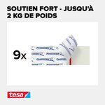 Lot de recharge powerstrips® pour clous adhésifs pour carreaux et métal, 2 kg, blanc 77760 (paquet 9 unités)