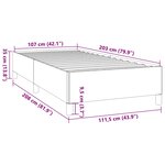 vidaXL Cadre de lit sans matelas noir king taille unique velours