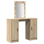 vidaXL Table de Toilette Marron 102 x 33 x 135 cm Bois d'ingénierie