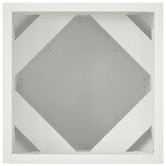 vidaXL Jardinière 2 Pièces Blanc 30 x 30 x 30 cm Acier