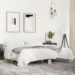 vidaXL Cadre de lit sans matelas chêne sonoma 160x200 cm