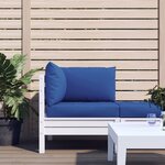 vidaXL Coussins de palette lot de 3 bleu tissu oxford
