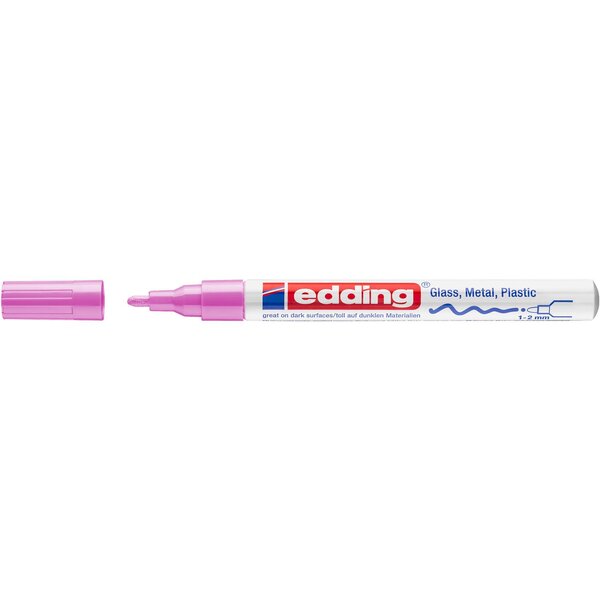 Marqueur Peinture brillante 751 rose 1-2 mm EDDING