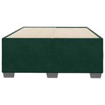 vidaXL Cadre de lit sans matelas vert foncé 120x200 cm velours