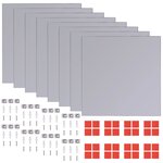 vidaXL Carreaux de miroir sans cadre 8 Pièces 20 5 cm