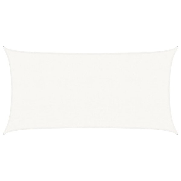 vidaXL Voile d'ombrage 160 g/m² Blanc 2x3 5 m PEHD