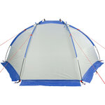 vidaXL Tente de plage bleu azuré 268x223x125 cm 185T polyester