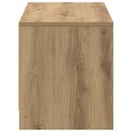 vidaXL Meuble TV chêne artisanal Bois d'ingénierie