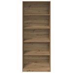 vidaXL Garde-robe chêne artisanal 80x50x200 cm bois d'ingénierie