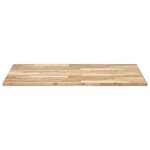 vidaXL Dessus de table rectangulaire 100x70x2 cm bois massif d'acacia
