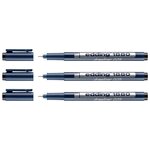 Feutre Fin de Précision 1880 Pointe Calibrée Noir (0.05) 0 2 mm x 3 EDDING