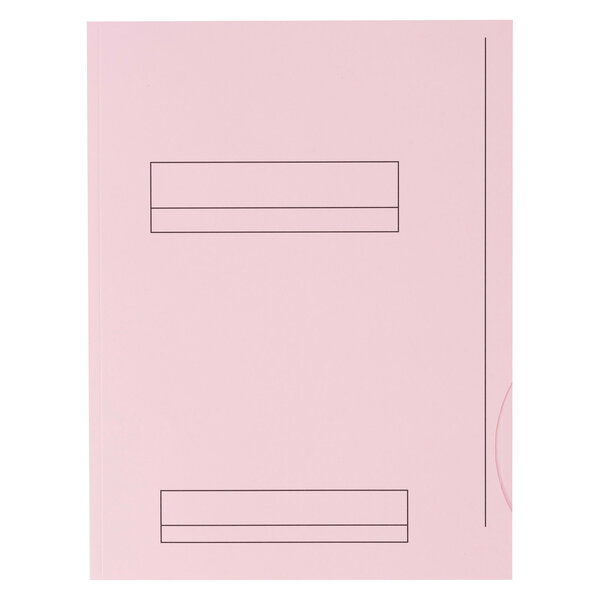 Chemises dossier 2 rabats oxford 24 x 32 cm rose pastel - paquet de 50