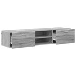vidaXL Cabinet en Bois Gris Sonoma 150 x 39 x 30 cm Bois d'ingénierie