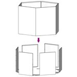 vidaXL Jardinière Rouillé 40x40x45 cm Acier corten