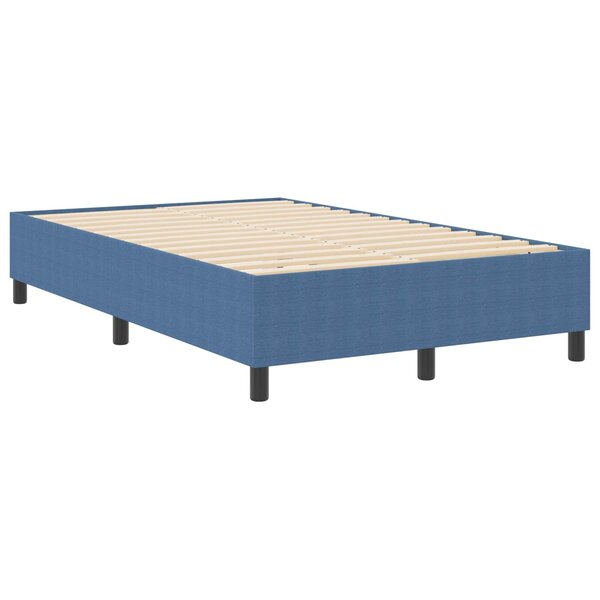 vidaXL Cadre de lit plateforme Bleu 120 x 200 cm