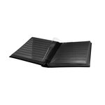 Classeur Premium cuir 64 pages pour timbres. Couleur - Noir