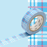 Masking Tape MT tartan écossais bleu - check blue