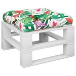 vidaXL Coussin de palette multicolore 60x60x12 cm tissu