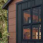 Keter abri de jardin newton 7511 marron
