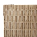 vidaXL Cloison de séparation 5 panneaux beige résine tressée