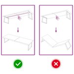 vidaXL Dessus de table bois massif non traité bordure assortie