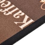 vidaXL Tapis de cuisine lavable Marron café 60x180 cm
